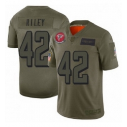 Men Atlanta Falcons 42 Duke Riley Limited Camo 2019 Salute to Service Football Jersey