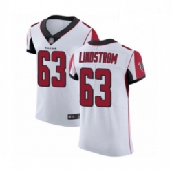 Men Atlanta Falcons 63 Chris Lindstrom White Vapor Untouchable Elite Player Football Jersey