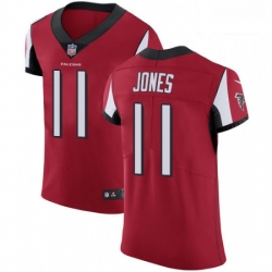 Men Nike Atlanta Falcons 11 Julio Jones Red Team Color Vapor Untouchable Elite Player NFL Jersey