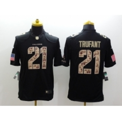 Nike Atlanta Falcons 21 desmond trufant black Limited Salute to Service NFL Jersey