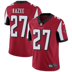 Nike Falcons #27 Damontae Kazee Red Team Color Men Stitched NFL Vapor Untouchable Limited Jersey