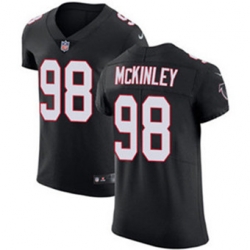 Nike Falcons #98 Takkarist McKinley Black Alternate Mens Stitched NFL Vapor Untouchable Elite Jersey