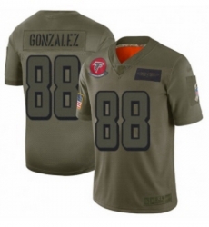 Womens Atlanta Falcons 88 Tony Gonzalez Limited Camo 2019 Salute to Service Football Jersey