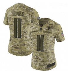 Womens Nike Atlanta Falcons 11 Julio Jones Limited Camo 2018 Salute to Service NFL Jersey