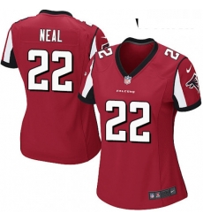 Womens Nike Atlanta Falcons 22 Keanu Neal Game Red Team Color NFL Jersey