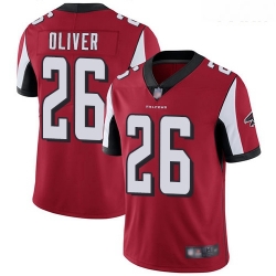 Falcons #26 Isaiah Oliver Red Team Color Youth Stitched Football Vapor Untouchable Limited Jersey