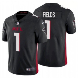 Youth Atlanta Falcons #1 Justin Fields Black 2021 Draft Jersey