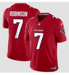 Youth Atlanta Falcons 7 Bijan Robinson Red 2026 F U S E Vapor Untouchable Limited Stitched Football Jersey Youth Atlanta Falcons 7 Bijan Robinson Red 2026 F U S E Vapor Untouchable Limited Stitched Football Jersey
