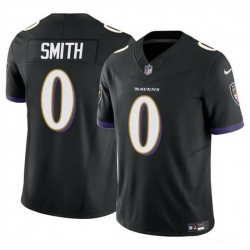 Men Baltimore Ravens 0 Roquan Smith Black 2023 F U S E  Vapor Limited Football Jersey