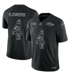 Men Baltimore Ravens 4 Zay Flowers Black F U S E 2026 Salute to Service Limited Stitched Football Jersey Men Baltimore Ravens 4 Zay Flowers Black F U S E 2026 Salute to Service Limited Stitched Football Jersey