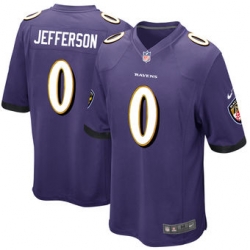 Men's Baltimore Ravens Tony Jefferson Nike Purple Game Jersey