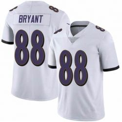 Men's Ravens Dez Bryant White Untouchable Vapor Limited Jersey