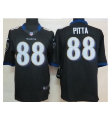 Nike Baltimore Ravens 88 Dennis Pitta Black Limited NFL Jersey