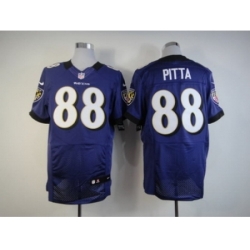 Nike Baltimore Ravens 88 Dennis Pitta Purple Elite NFL Jersey