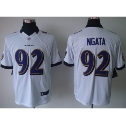 Nike Baltimore Ravens 92 Haloti Ngata White Limited NFL Jersey