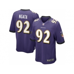 Nike Baltimore Ravens 92 Haloti Ngata purple Game NFL Jersey