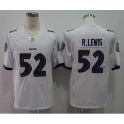 Nike Ravens 52 Ray Lewis White Vapor Untouchable Player Limited Jersey