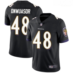 Ravens 48 Patrick Onwuasor Black Alternate Men Stitched Football Vapor Untouchable Limited Jersey