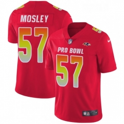 Womens Nike Baltimore Ravens 57 CJ Mosley Limited Red 2018 Pro Bowl NFL Jersey