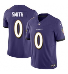 Youth Baltimore Ravens Roquan Smith #0 Purple 2023 F U S E Vapor Jersey