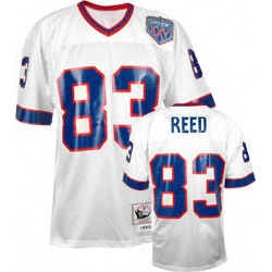 BUFFALO BILLs 83 REED white mitchell&ness