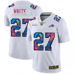 Buffalo Bills 27 Tre 27Davious White Men White Nike Multi Color 2020 NFL Crucial Catch Limited NFL Jersey