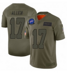 Men Buffalo Bills 17 Josh Allen Limited Camo 2019 Salute to Service Football Jersey