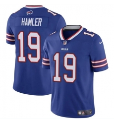 Men Buffalo Bills 19 KJ Hamler Blue 2024 Vapor Untouchable Limited Stitched Football Jersey