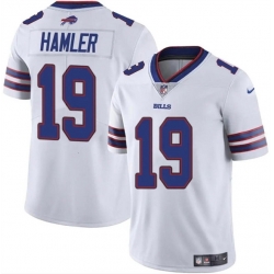 Men Buffalo Bills 19 KJ Hamler White 2024 Vapor Untouchable Limited Stitched Football Jersey