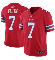 Men Buffalo Bills Doug Flutie Red Limited Color Rush Vapor Untouchable Jersey