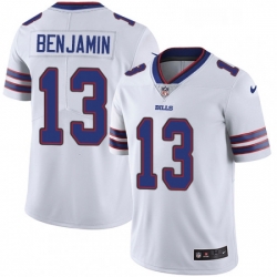 Mens Nike Buffalo Bills 13 Kelvin Benjamin White Vapor Untouchable Limited Player NFL Jersey