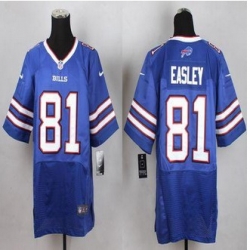 New Buffalo Bills #81 Marcus Easley Royal Blue Team Color Men Stitched NFL New Elite Jersey