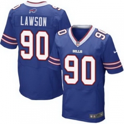 Nike Bills #90 Shaq Lawson Royal Blue Team Color Mens Stitched NFL New Elite Jersey