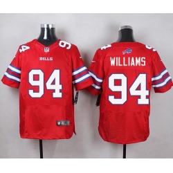 Nike Bills #94 Mario Williams Red Mens Stitched NFL Elite Rush Jersey