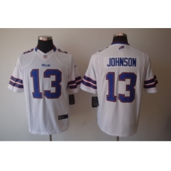 Nike Buffalo Bills 13 Steve Johnson White Limited NFL Jersey