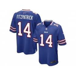 Nike Buffalo Bills 14 Ryan Fitzpatrick blue Game NFL Jersey