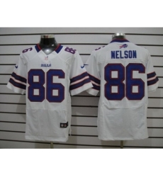 Nike Buffalo Bills 86 David Nelson white Elite NFL Jersey