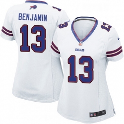 Womens Nike Buffalo Bills 13 Kelvin Benjamin Game White NFL Jersey