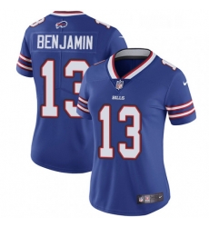 Womens Nike Buffalo Bills 13 Kelvin Benjamin Royal Blue Team Color Vapor Untouchable Elite Player NFL Jersey