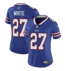 Womens Nike Buffalo Bills 27 TreDavious White Elite Royal Blue Team Color NFL Jersey