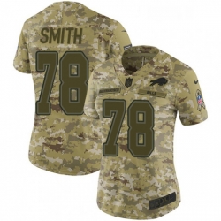 Womens Nike Buffalo Bills 78 Bruce Smith Limited Camo 2018 Salute to Service NFL Jersey