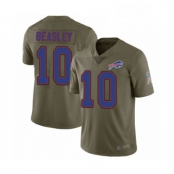 Youth Buffalo Bills 10 Cole Beasley Limited Olive 2017 Salute to Service Football Jersey