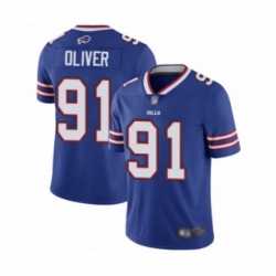 Youth Buffalo Bills 91 Ed Oliver Royal Blue Team Color Vapor Untouchable Limited Player Football Jersey