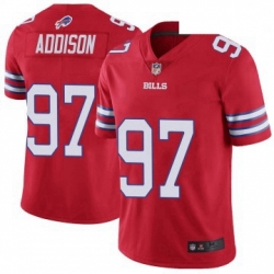 Youth Buffalo Bills Mario Addison Red Limited Color Rush Vapor Untouchable Jersey By Nike