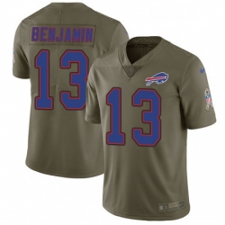 Youth Nike Buffalo Bills 13 Kelvin Benjamin Limited Olive 2017 Salute to Service NFL Jersey