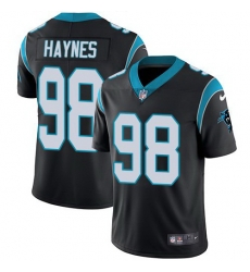 Nike Panthers 98 Marquis Haynes Black Vapor Untouchable Limited Jersey