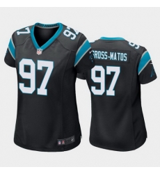 women yetur gross matos carolina panthers black game jersey