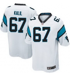 Nike Panthers #67 Ryan Kalil White Youth Stitched NFL Elite Jersey