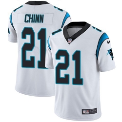 Youth Nike Carolina Panthers 21 Jeremy Chinn White Stitched NFL Vapor Untouchable Limited Jersey