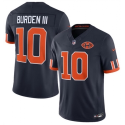 Men Chicago Bears  10 Luther Burden III Navy 2026 F U S E  Rivalries Collection Limited Stitched Football Jersey